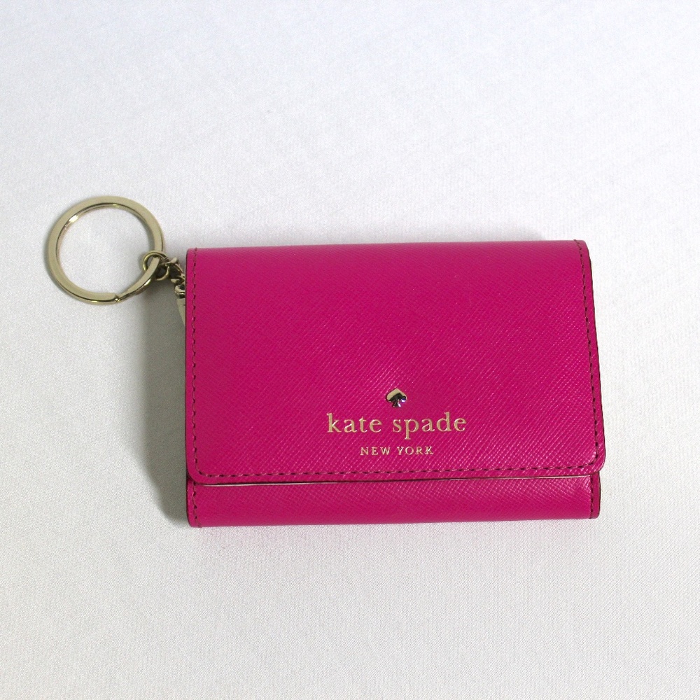 Kate Spade Mini Keychain Wallet in Pink